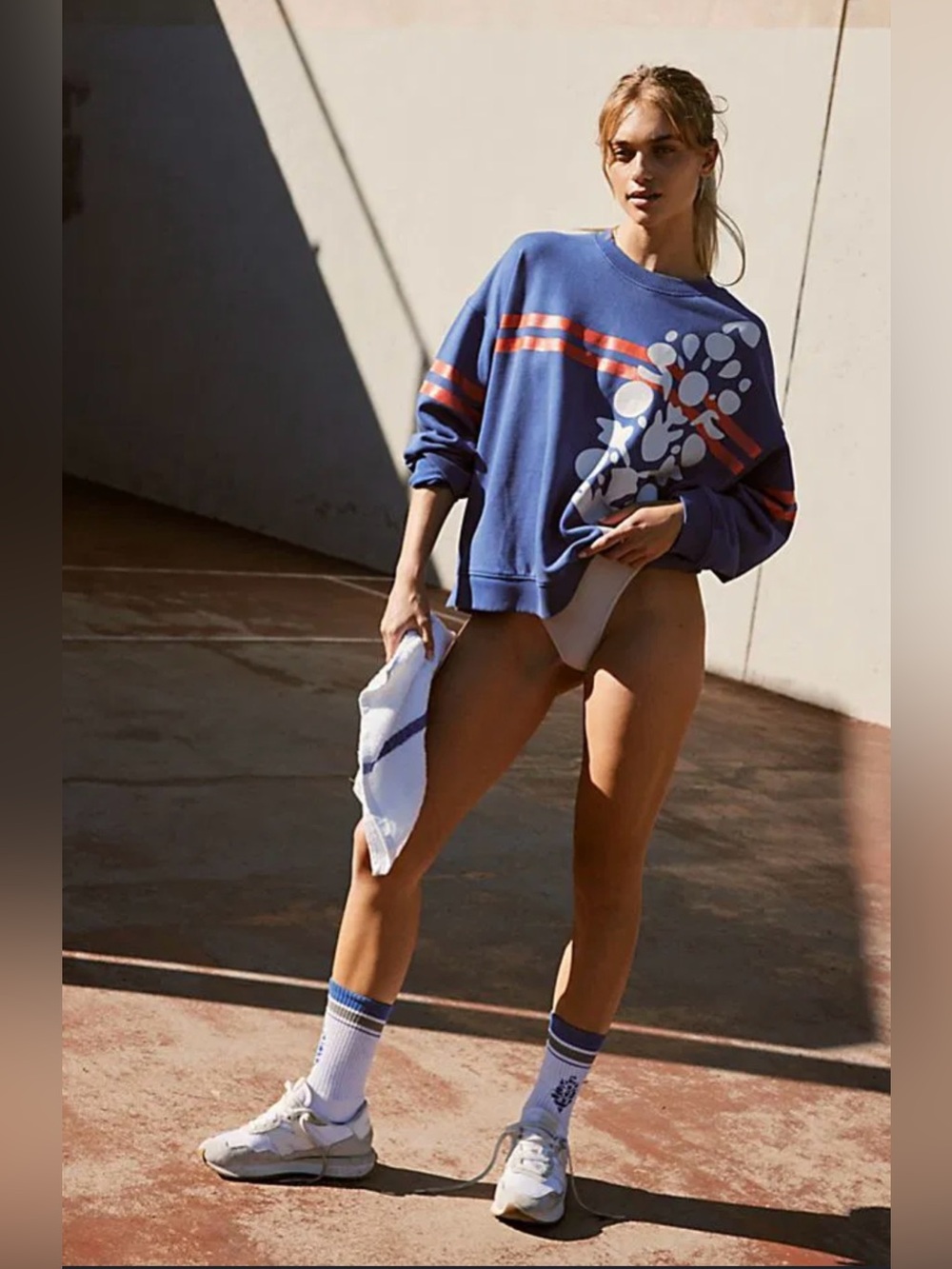 Free People Movement All Star Logo Pullover